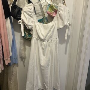Amazon White Mini Dress